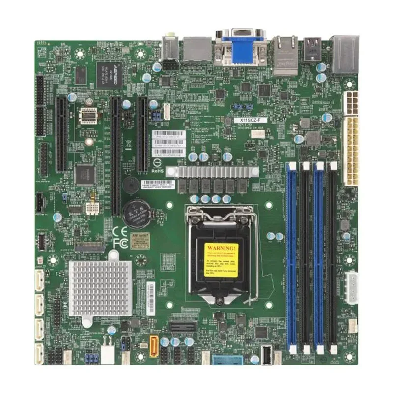 X11SCZ-F FOR Supermicro 8th generation LGA-1151 PIN C246 DDR4-2666MHZ i9/i7/i5/i3 processor Tested Well bofore shipping