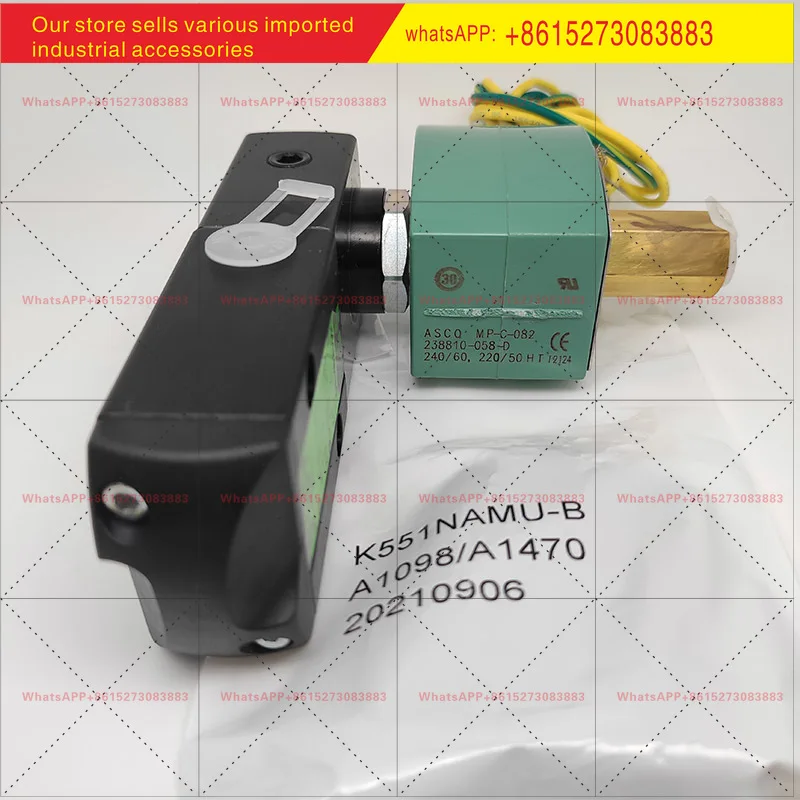 High temperature resistant two or five pass pilot solenoid valve ASCO directional valve air valve HTG551H401MO