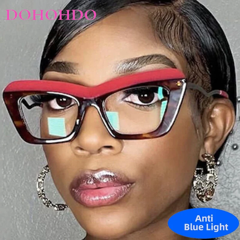 

Fashion Cat Eye Metal Blue Light Blocking Glasses Men Women Eyeglasses Optical Spectacle Computer Eye Protection Glass Eyewear