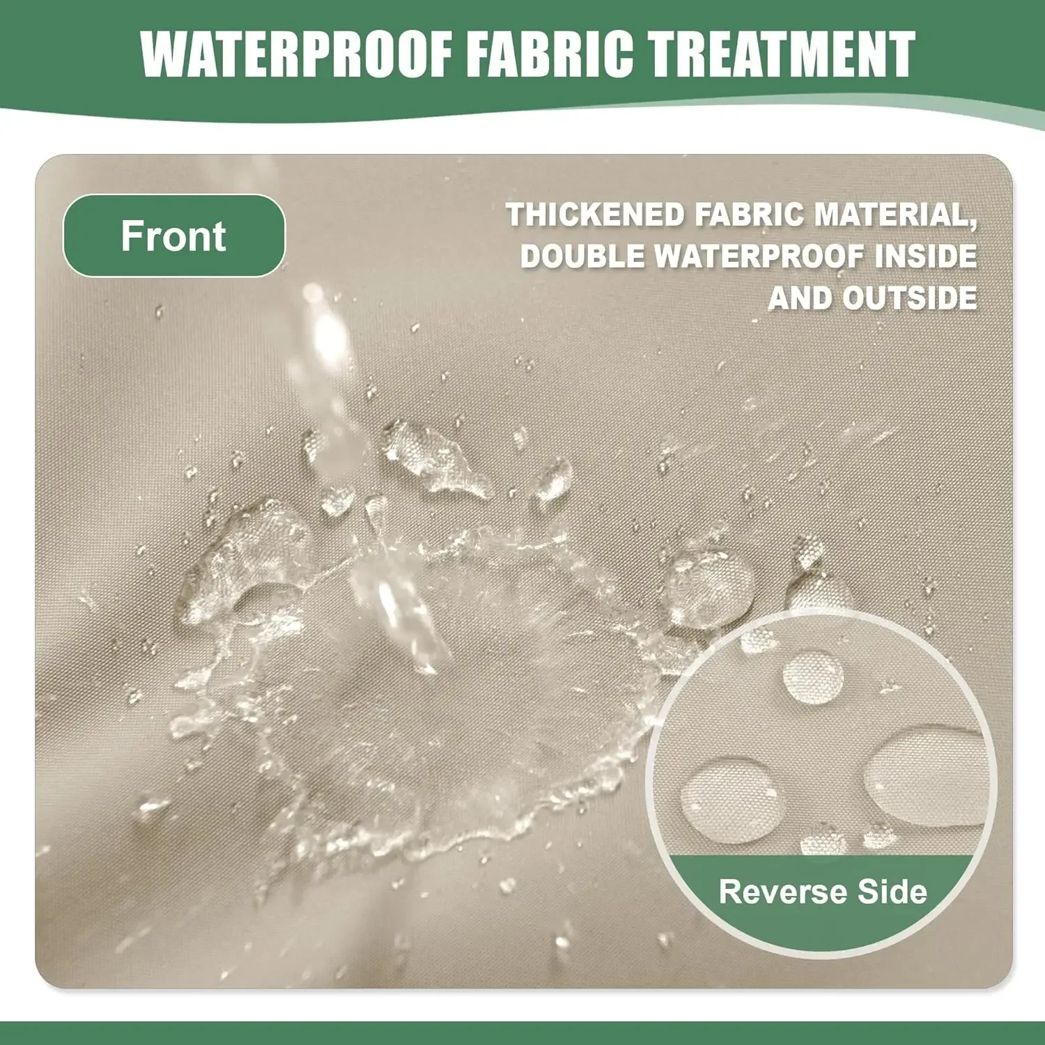 ชุดเบาะรองนั่งสำหรับเก้าอี้สนาม ZZZ-Outdoor จำนวน 4 ชิ้น, เบาะรองหลังกันน้ำและเบาะรองนั่งแบบหนาสำหรับเฟอร์นิเจอร์ระเบียง, ชุดเปลี่ยนเบาะสำหรับโซฟากลางแจ้ง