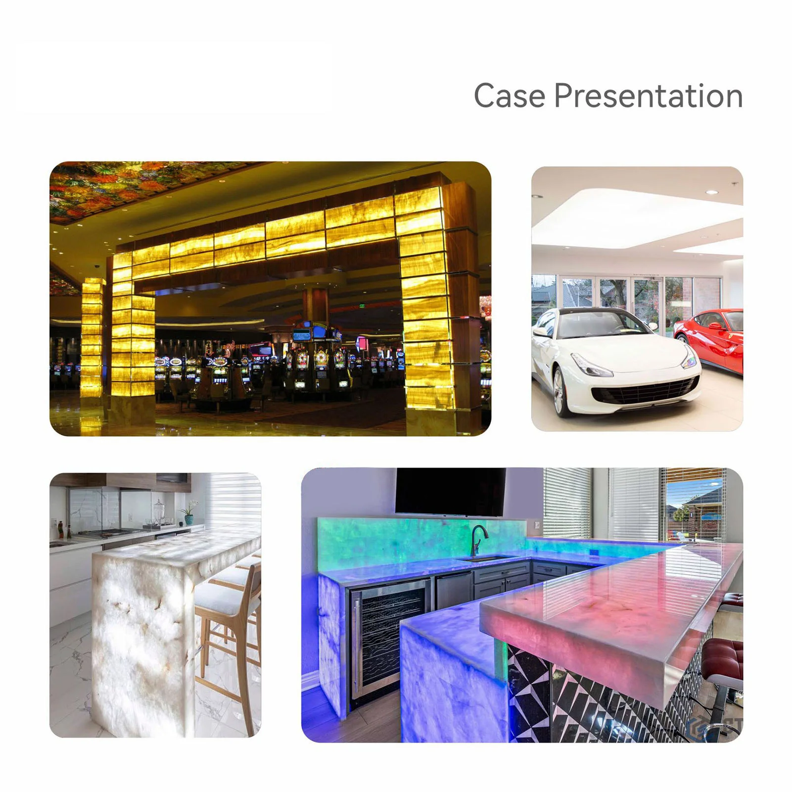 20 Set LED Backlight Sheet RGB 36W 245x500mm Flexible Cuttable Connectable LED Panel Sheet with Connector and Adhesive for Home