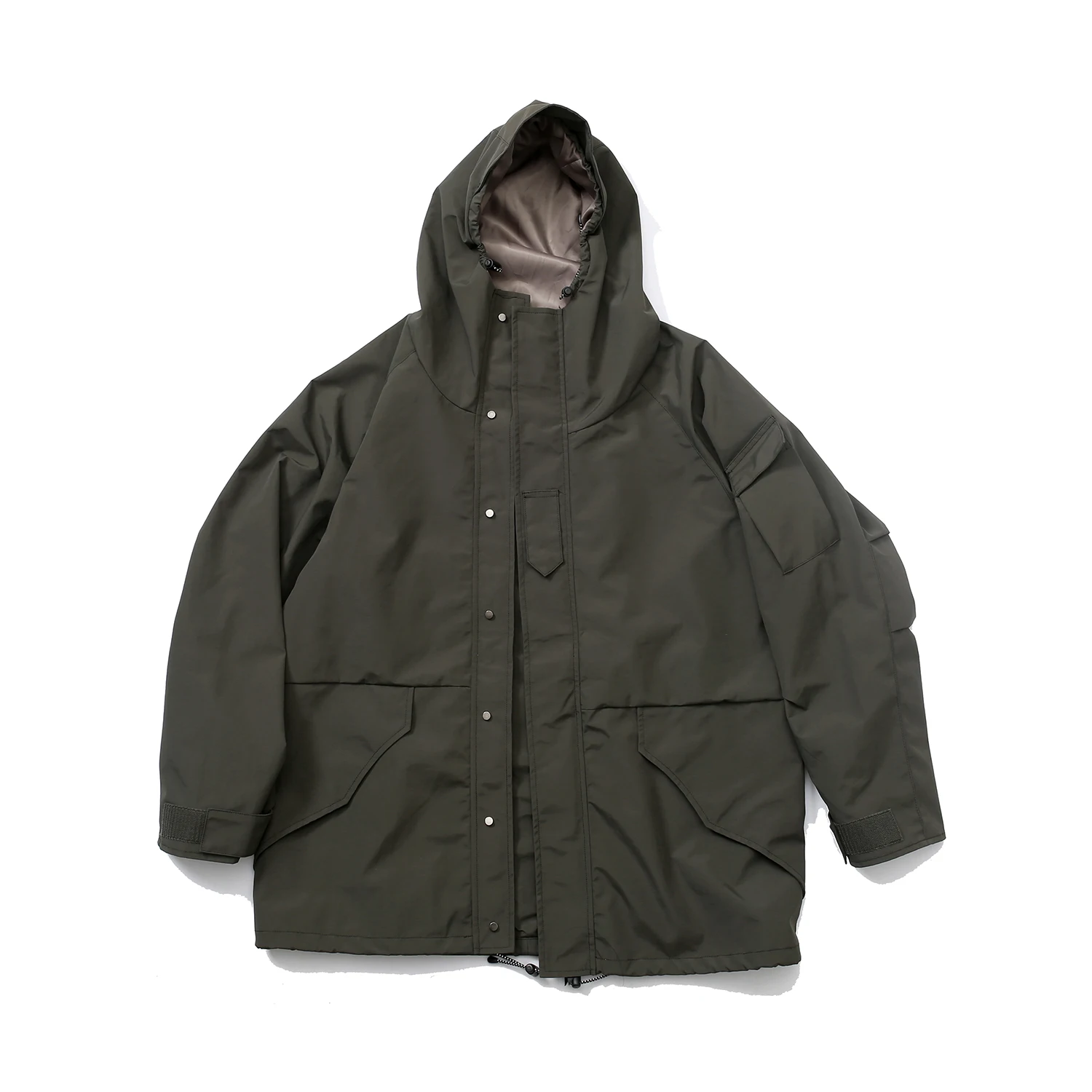 

Hard shell meanswhile Japanese riding hooded waterproof windproof jacket