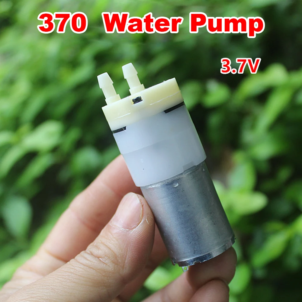 DC 3V 3.7V Small Mini 370 Motor Diaphragm Water Pump Micro Self-priming Suction Water Pump DIY Dispenser Tea Table Pumping