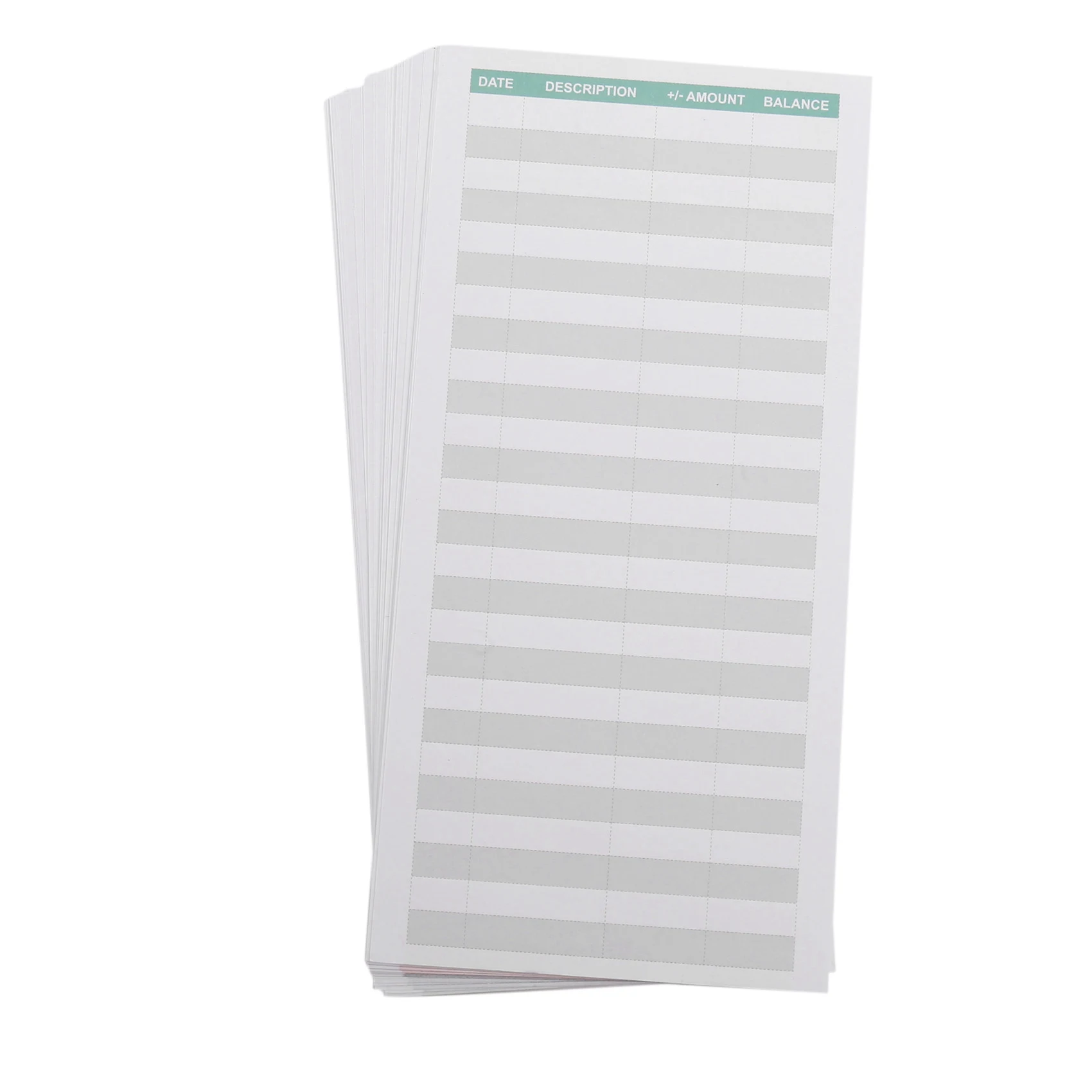Papel Fit Orçamento Envelopes, Expense Tracker folhas, Banknote Envelope para pessoal, 60 pcs