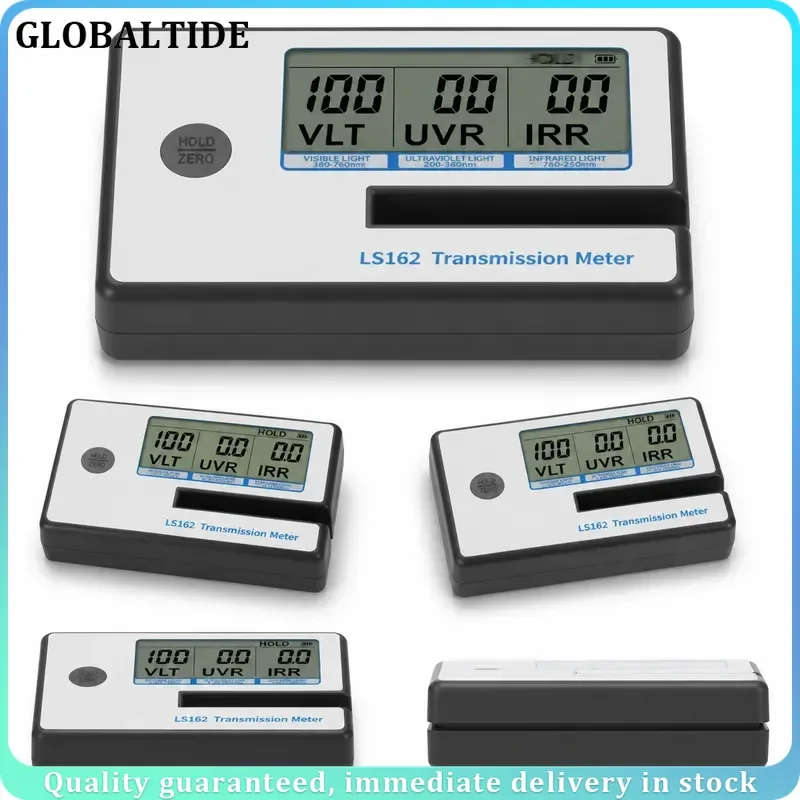 Portable Window Tint Transmission Meter Measure IR Rejection UV Blocking Rate Visible Light Transmittance LS162A Digital