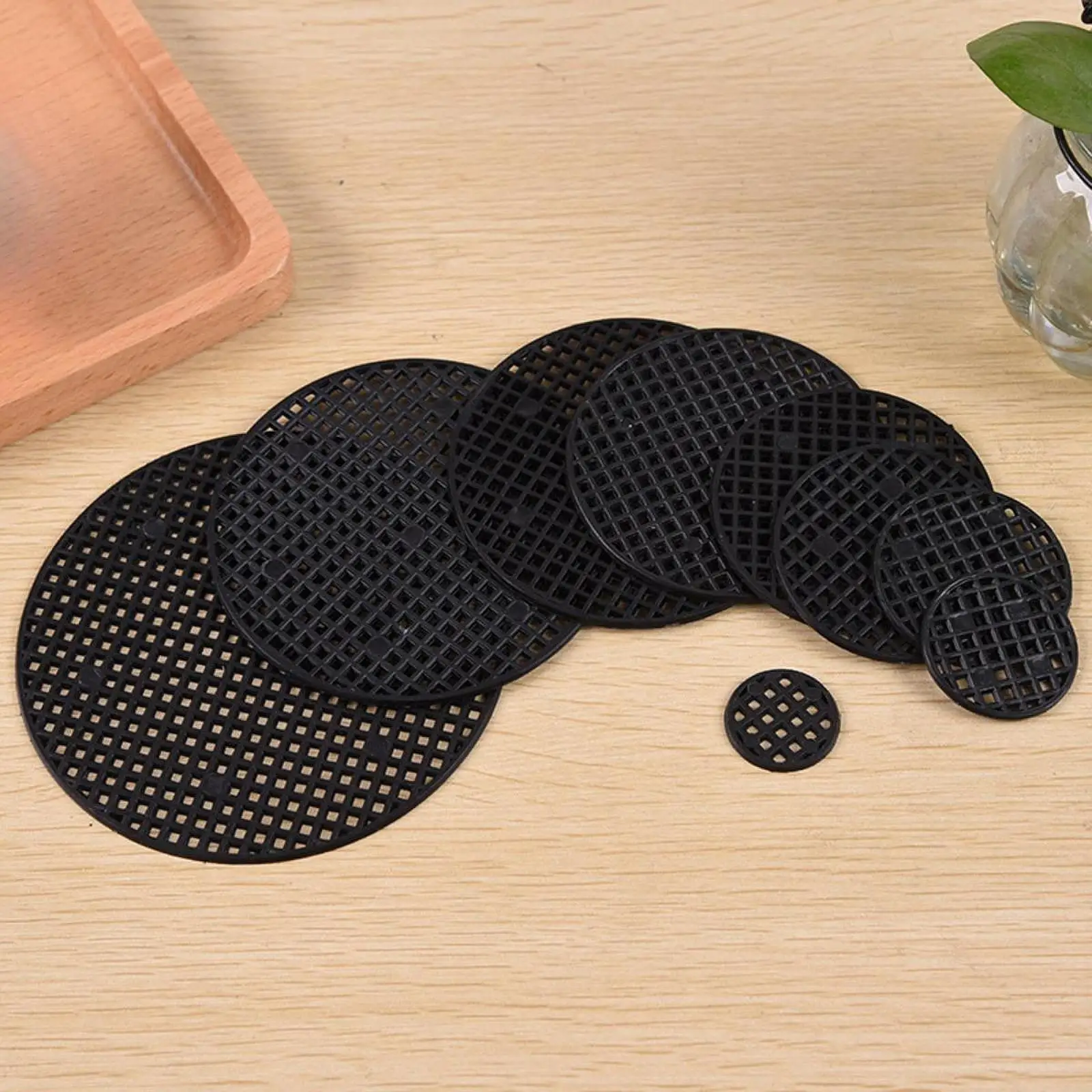 Flowerpot Hole Mesh Pads for Prevent Soil Loss Bonsai Bottom Grid Mats Practical Wear Resistant Multifunctional Replacement