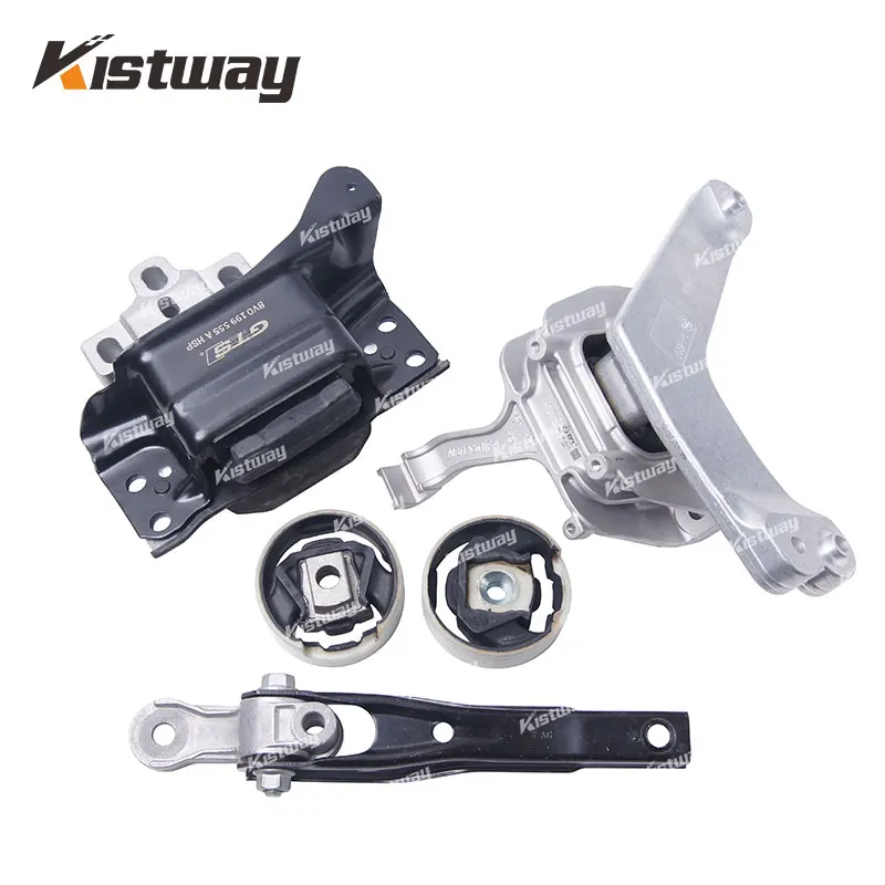 5PCS Motor Transmission Support Engine Mount Kit For Audi A3 S3 TT RS3 2.5T 8V0199262B 8V0199555A 5Q0199855C 5QD198037A