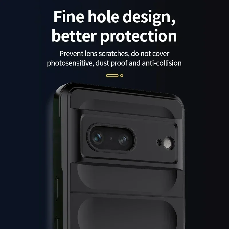 Shockproof Armor Case For Google Pixel 9 Pro XL 8 8A 7 7A 6A Cover 5G Phone Soft Silicone Bumper Protective Back Cover Чехол для