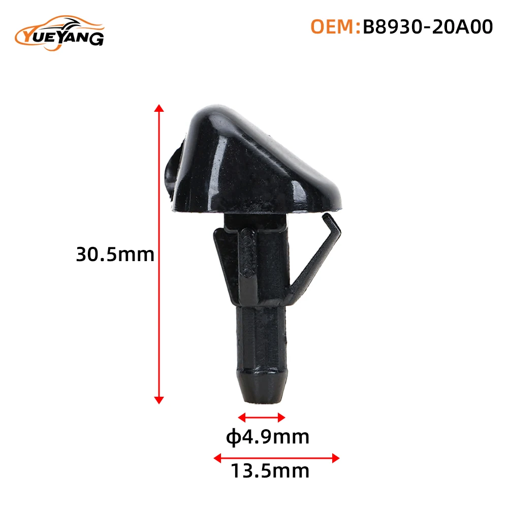 YUEYANG B8930-20A00 Windscreen Washer Nozzle for Nissan Patrol GQ Y60 Ford Maverick Car Accessories TS00044