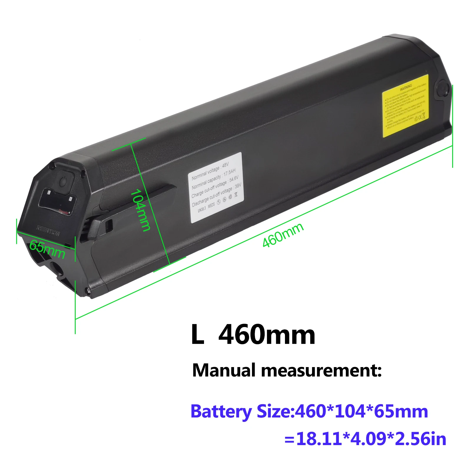 48 volt ebike battery dorado 36V 14Ah 13Ah 17.5Ah for Electro Wheels Telefunken Aufsteiger M920 Battery