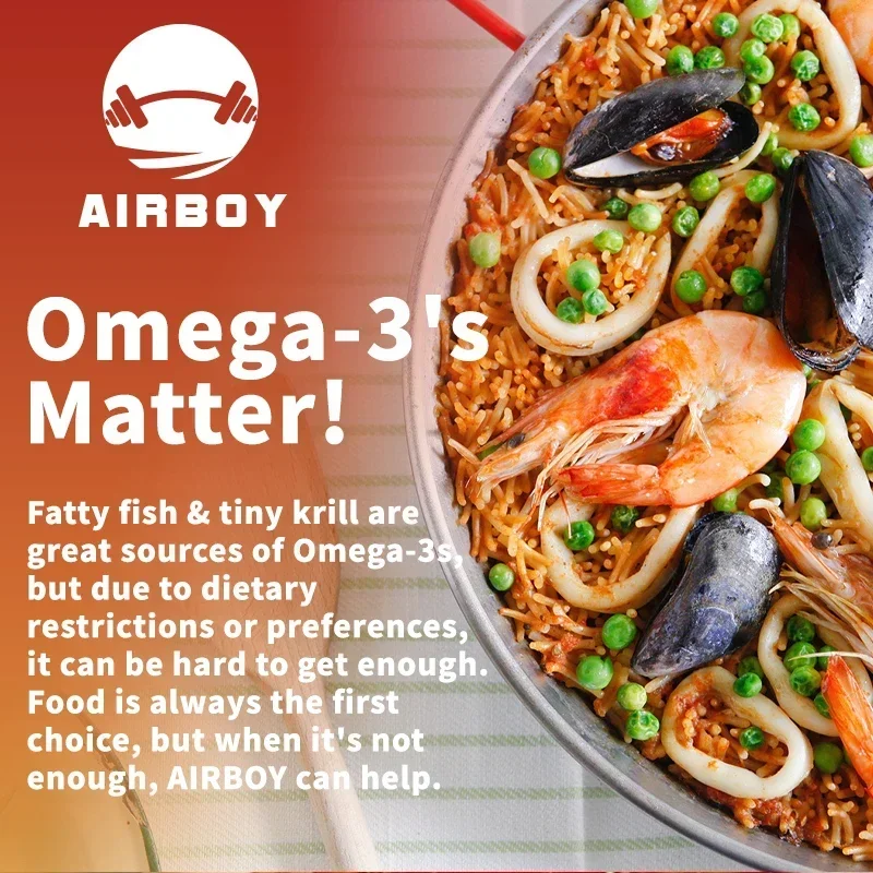 Omega-3 Krill Oil - Supports Heart, Brain, Joint and Eye Health Supplement - Image 5