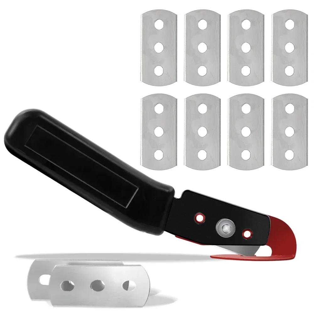 Cuchilla de vinilo TOFAR Safety Car para cortar papel tapiz, vinilos para coches, pegatinas y película de carbono, juego de herramientas de corte con cuchillas metálicas.
