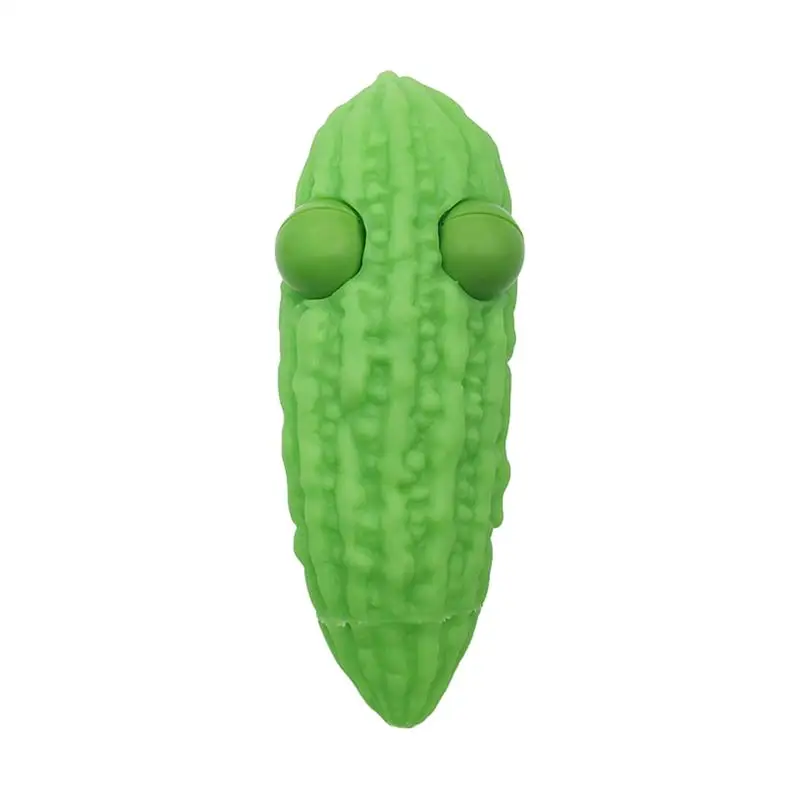 

Eye Popping Squeeze Toy Waterproof Bitter Melon Sensory Toy Boredom Relief Toys For Kids And Adults vegetable stress reliever