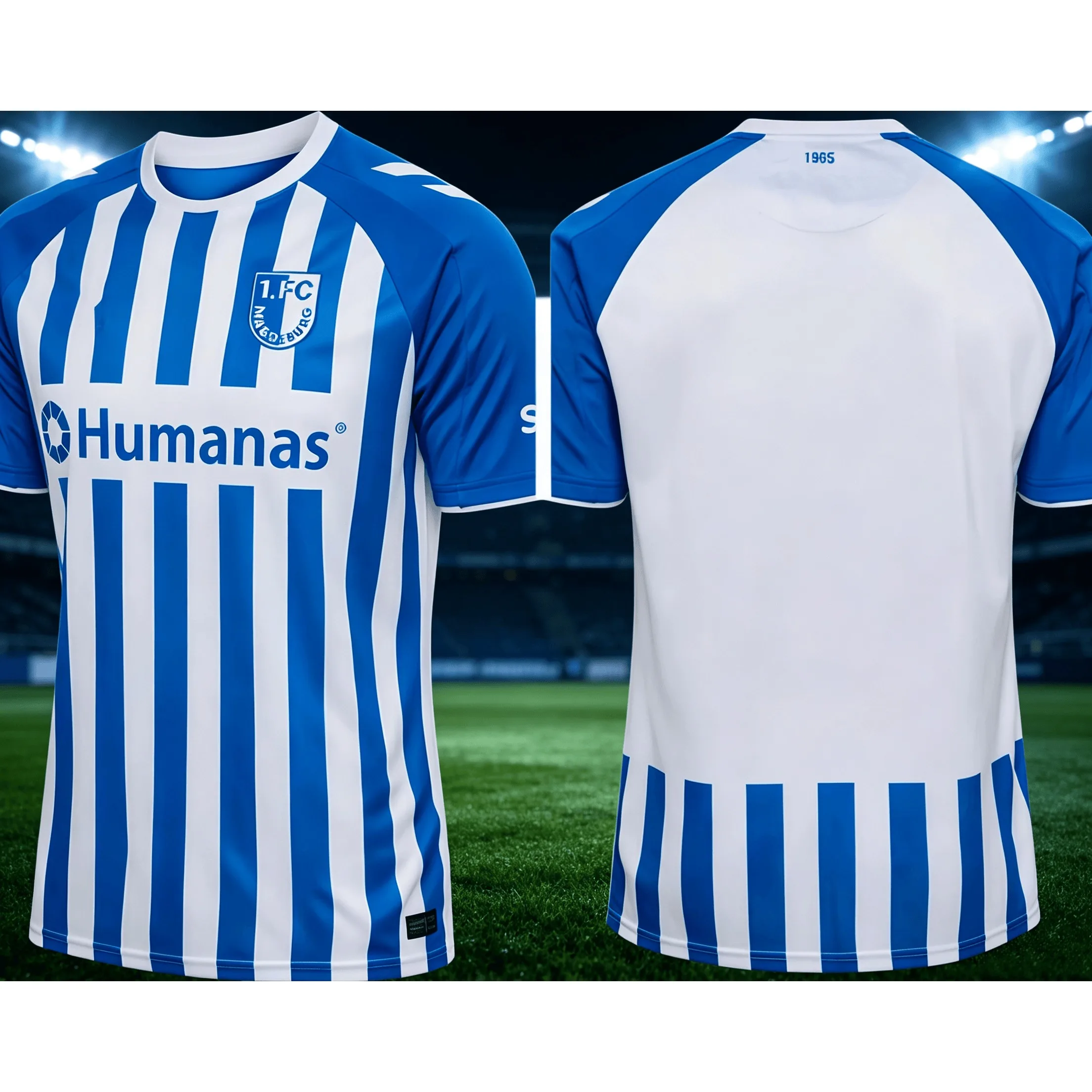 2026-27 Magdeburg Fußballtrikot Y2K-Stil 3D-Druck 2026 Sommer Herren Damen Freizeitkleidung Schnelltrocknendes Fußballtrikot