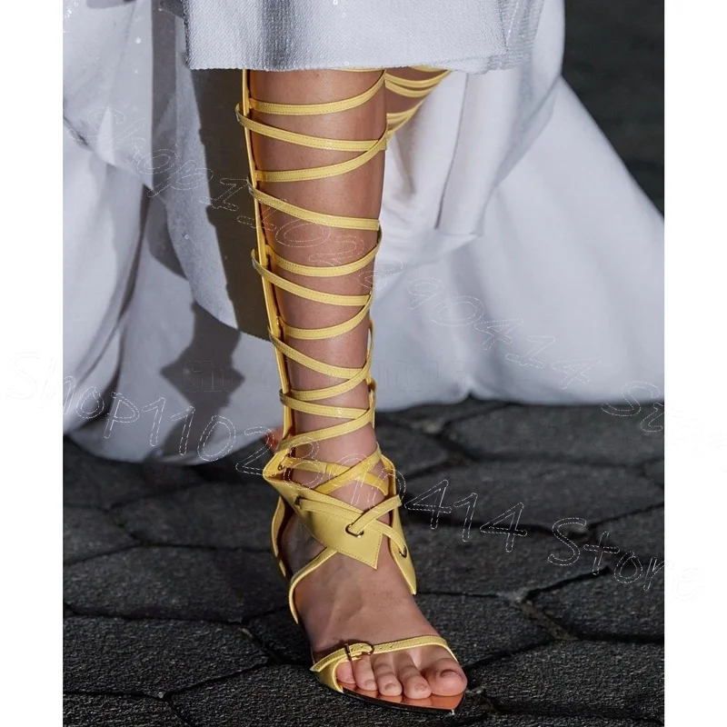 Błękitne sandały-botki z ażurowym wzorem, zapinane na zamek z tyłu, damskie buty na cienkiej szpilce, z odkrytymi palcami, nowe, imprezowe, 2025, zapatos para mujer.