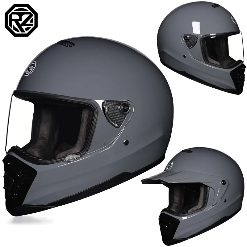 

Sports helmet retro Full Face motorcycle helmet, men's and women's Motocross helmet off-road,Casco four seasons