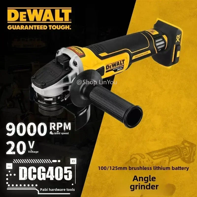 ديوالت DCG405 125 مللي متر شقة رئيس زاوية طاحونة العارية آلة أداة آلة قطع فرش 18 فولت أدوات بطارية ليثيوم