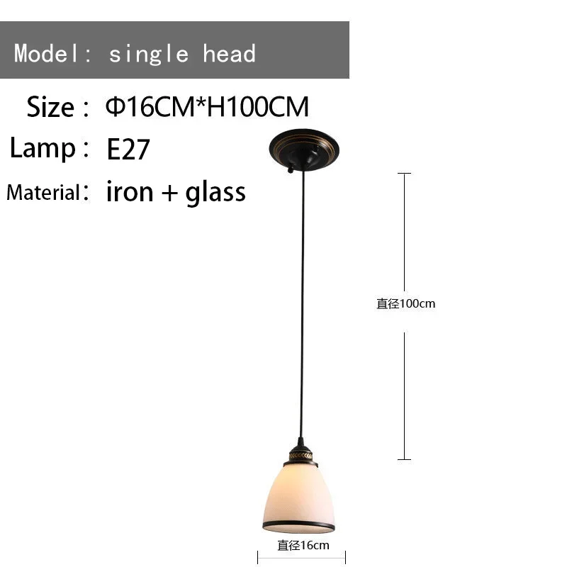 

Retro American Country Style Kitchen Chandelier Ceiling Light for Living Room Dining Room Bedroom Indoor Lighting