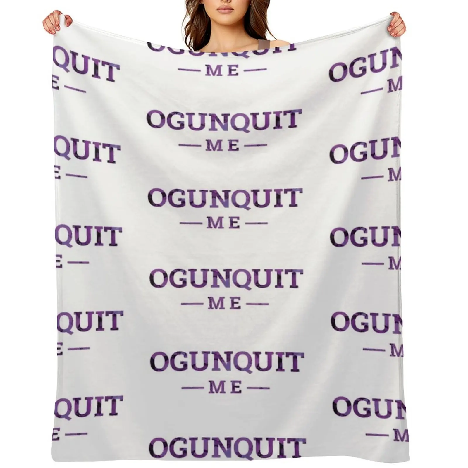

Ogunquit, ME Alcohol Ink Throw Blanket Sofa Quilt for sofa Bed Bed Fashionable Blankets