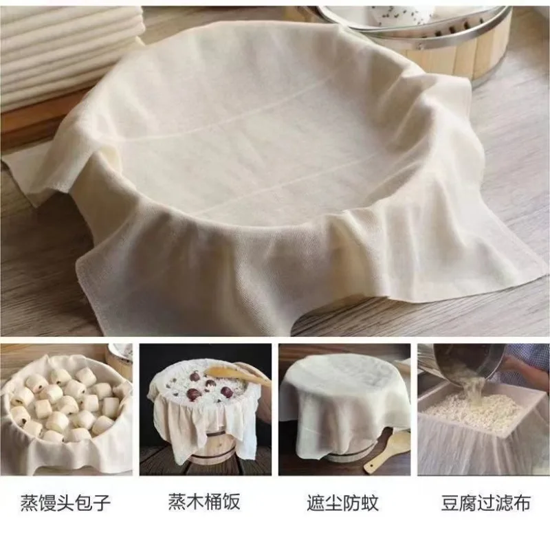 Grade 100 Cheesecloth for Straining Reusable Ultra Fine Mesh Unbleached Pure Cotton Cheese Cloths Nut MIlk Filter Strainers image 5