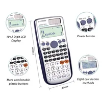 Calculator for FX-991ES PLUS Original Scientific Calculator 417 Functions for High School University Students Office Coin Batter 4