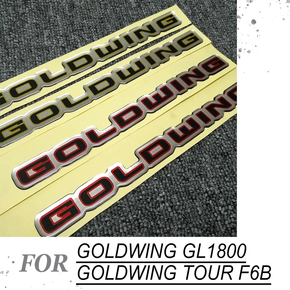 

Gold wing Tour F6B GL 1800 ABS 3D Battery Cover Emblem Side Fairing Stickers Decal Symbol Mark For Honda Goldwing GL1800