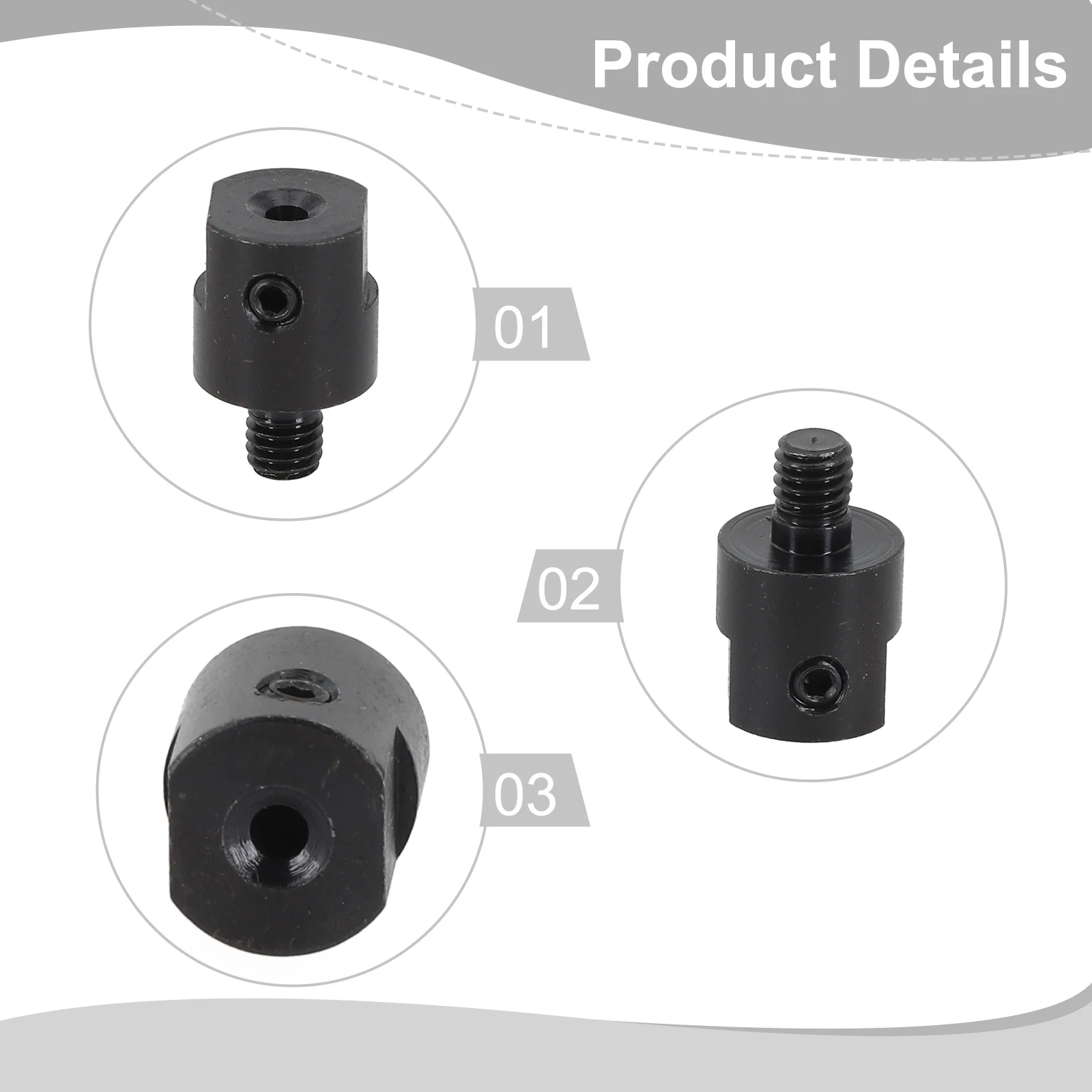 Durable Motor Shaft Coupler Adapter Axle Axle Motor Shaft Coupler Sleeve Match The Motor Shaft Diameter Various S