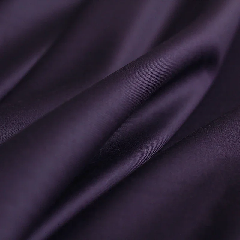 Redraspberry Dark Purple Fine Twill Elastic Worsted Wool Fabrics Spring Women Suits Pants DIY Sewing Cloth Tailor Freeshipping