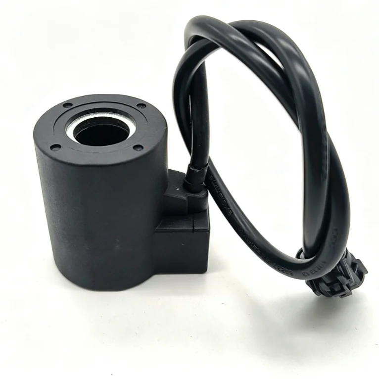 12V 24V Travel Solenoid Coil Compatible with For Hyundai R210-5 and R200-5 For Excavator Solenoid Valve Replacement