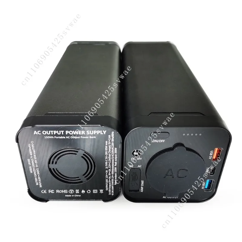 

200W Universal Laptop Powerbank Solar Generator 65w PD AC Power Bank 40000mah