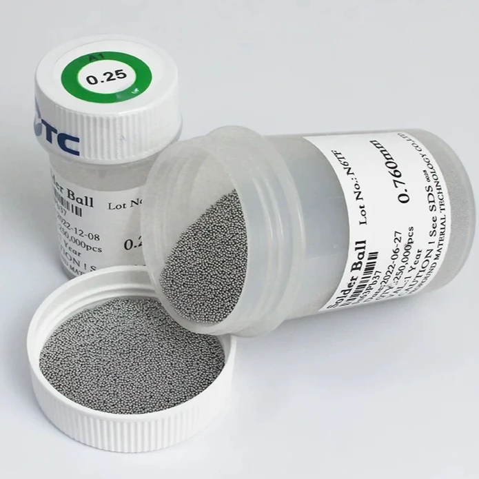 كرات لحام PMTC عالية الجودة خرز القصدير 250K جزيئات 0.2 0.3 0.4 0.45 0.5 0.6 0.76 مللي متر لإعادة صياغة لحام BGA #2