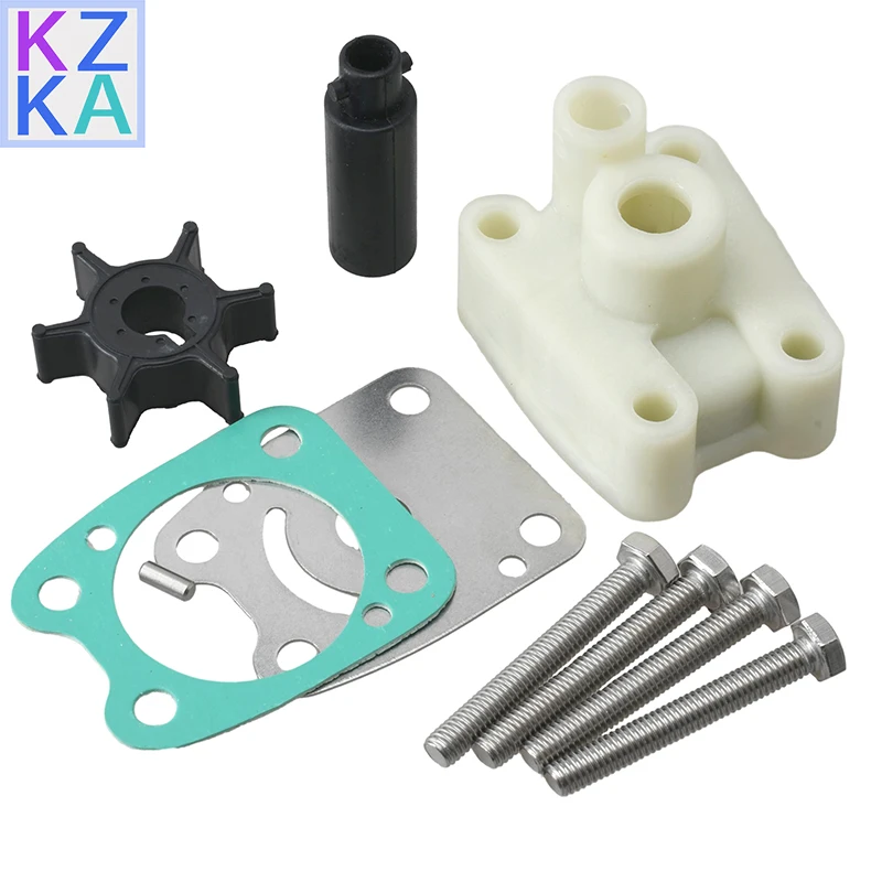 

6E0-W0078 Outboard Water Pump Impeller Repair Kit For Yamaha 2&4 Stroke 4HP 5HP 6E0-W0078-00 6E0-W0078-A2 68D-W0078-00-00