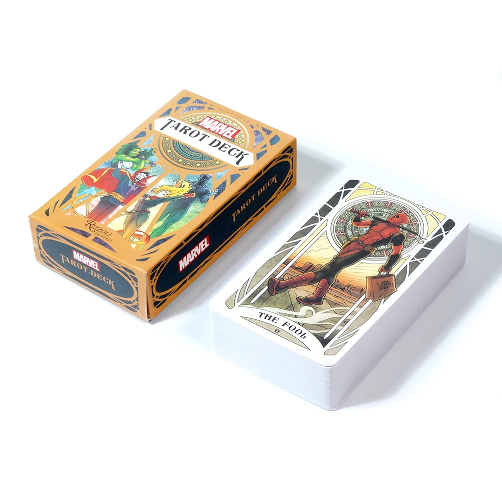 Marvel Tarot Look into the future with this lavishly illustrated tarot deck newly commissioned artwork of the Marvel Comics cano