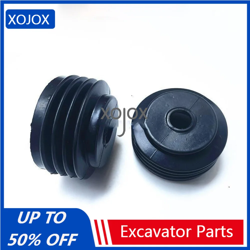 XOJOX Excavator AccessoriesFor PC DH DX Sy SK Excavators Joystick Pilot Handle Bullet Dust Cover Rubber