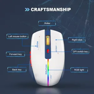 6 Main Sales White Wireless Mouse - №5