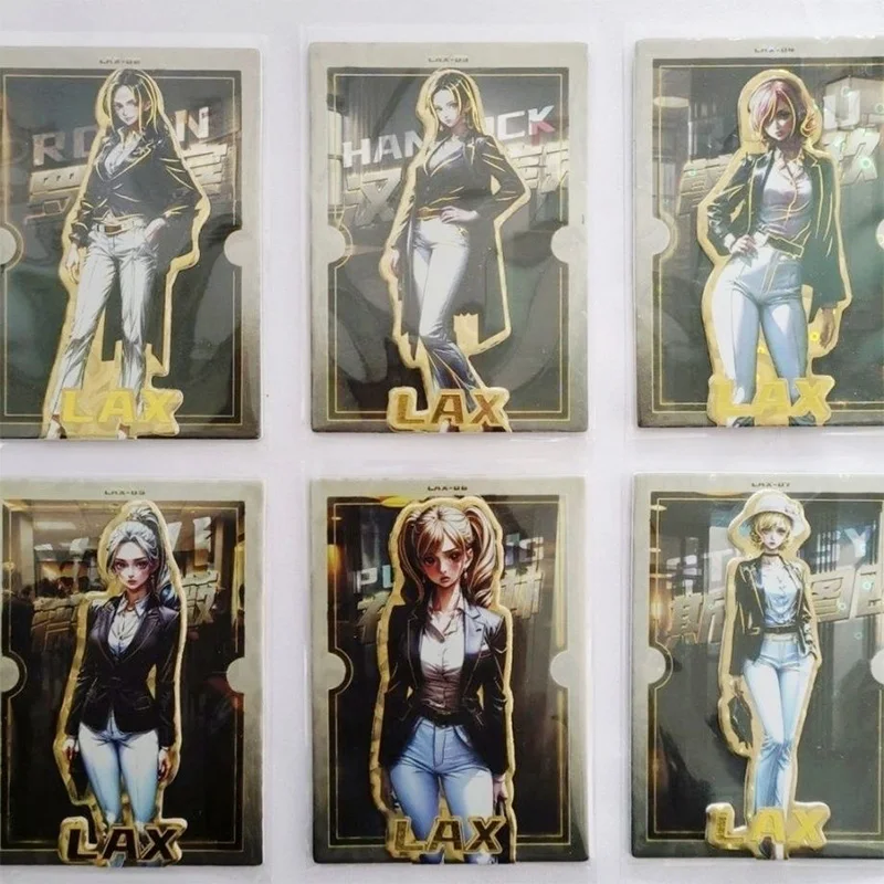 

Anime One Piece SLR LAX Cards Robin Nami Hancock Vivi Reiju Shirahoshi Collection Cards Christmas Birthday Gifts Children's Toys