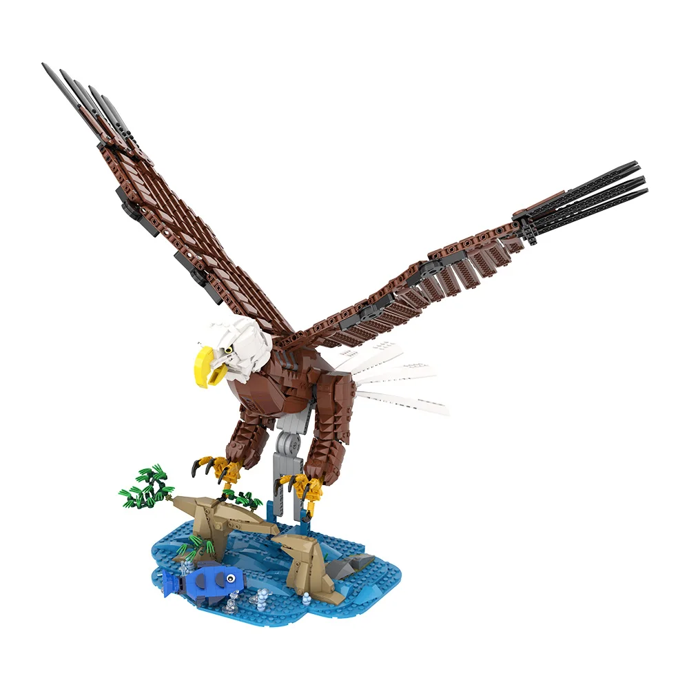 MOC Bald Eagle Bausteine Spielzeug Geschenk