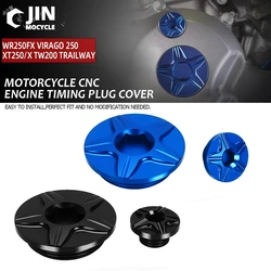 Motocross Engine Timing Plug Cover For Yamaha XT250/X WR250FX VIRAGO 250 TW200 TRAILWAY Serow XT225 Engines Cap Plug Accessories