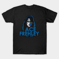 Ace Frehley Kiss's Solo Album Art T-shirt for Men and Women, Featuring A Round-neck Casual Short-sleeved and Comfortable Style