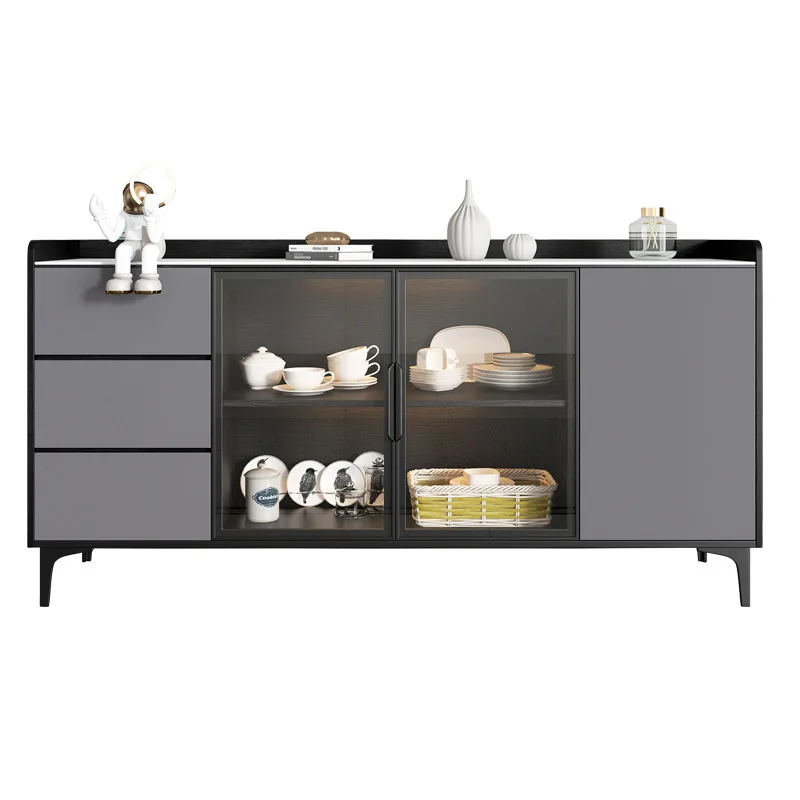 

Slate side cabinet Modern simple locker Shelf Tea cabinet Restaurant porch table Kitchen cupboard High