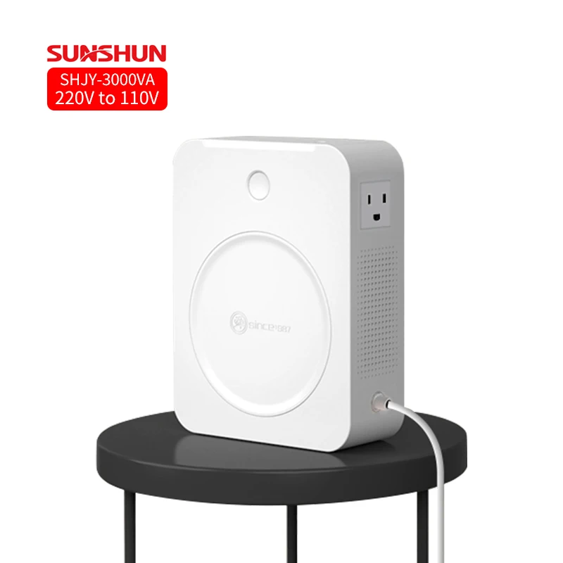 Shunhong 3000W Step Down Power Transformer 220V to 110V/230V/240V 50Hz/60Hz Frequency Toroidal Voltage Converter