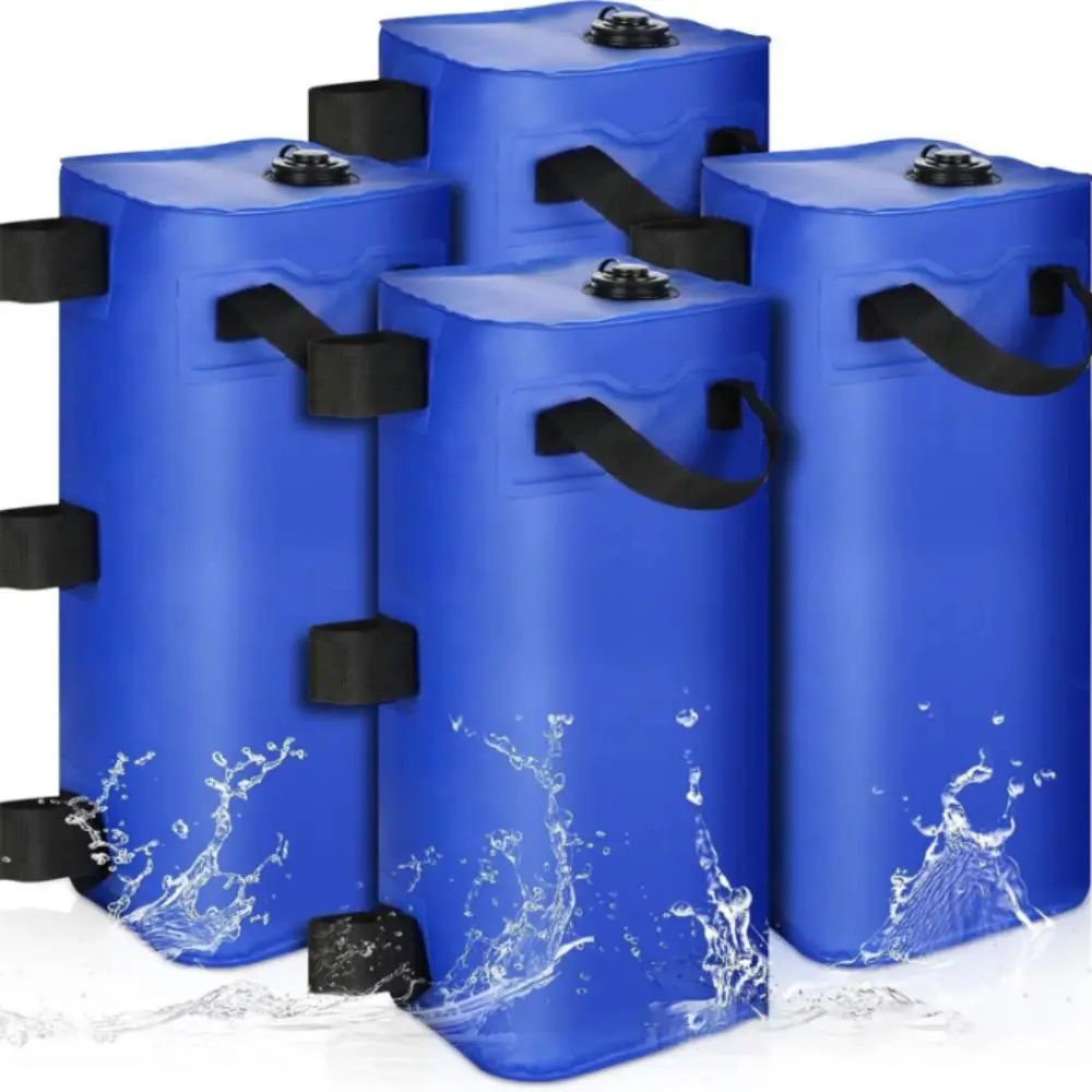 Feet Bags Portable Water Weight Bag Fillable with Handle Gazebo Tent Weights Water‑filling Durable Sand Bag Fishing