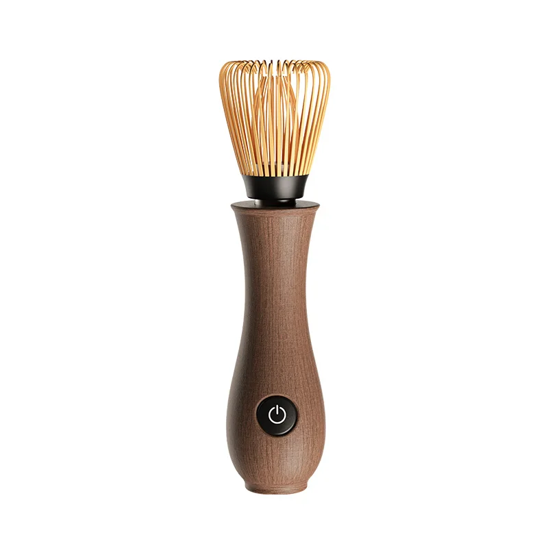 Uniquely designed electric matcha egg beater traditional bamboo