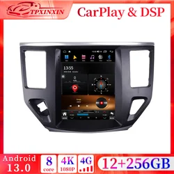 10.4“ Tesla Screen 2din Android 13 Car Radio For Nissan Pathfinder 2015 - 2021 Multimedia AutoRadio Player Navigation Stereo GPS