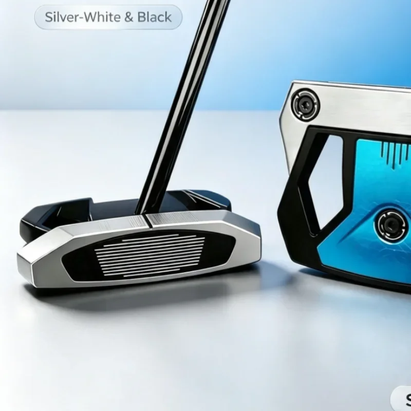 sale Mallet Golf Putter CNC Milled Insert High MOI Zero Torque ZT Style Golf Club With Headcover, Silver & Black Available