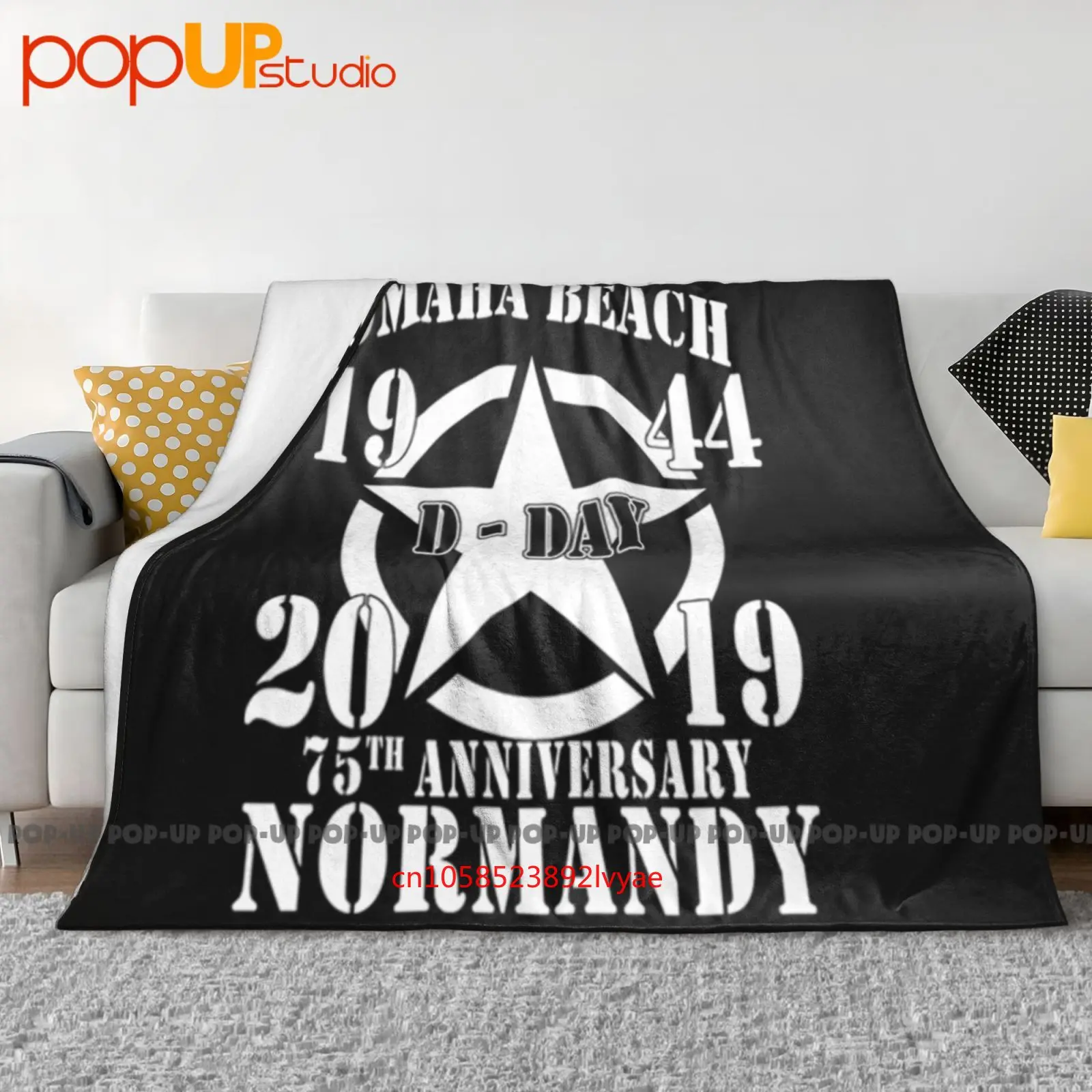 

Омаха-Бич, День Да, 1944 г., 2019, звезда, 75-летие, Нормандия, ультра-мягкое одеяло, одеяло, зимнее покрывало для дивана, покрывала на кровать