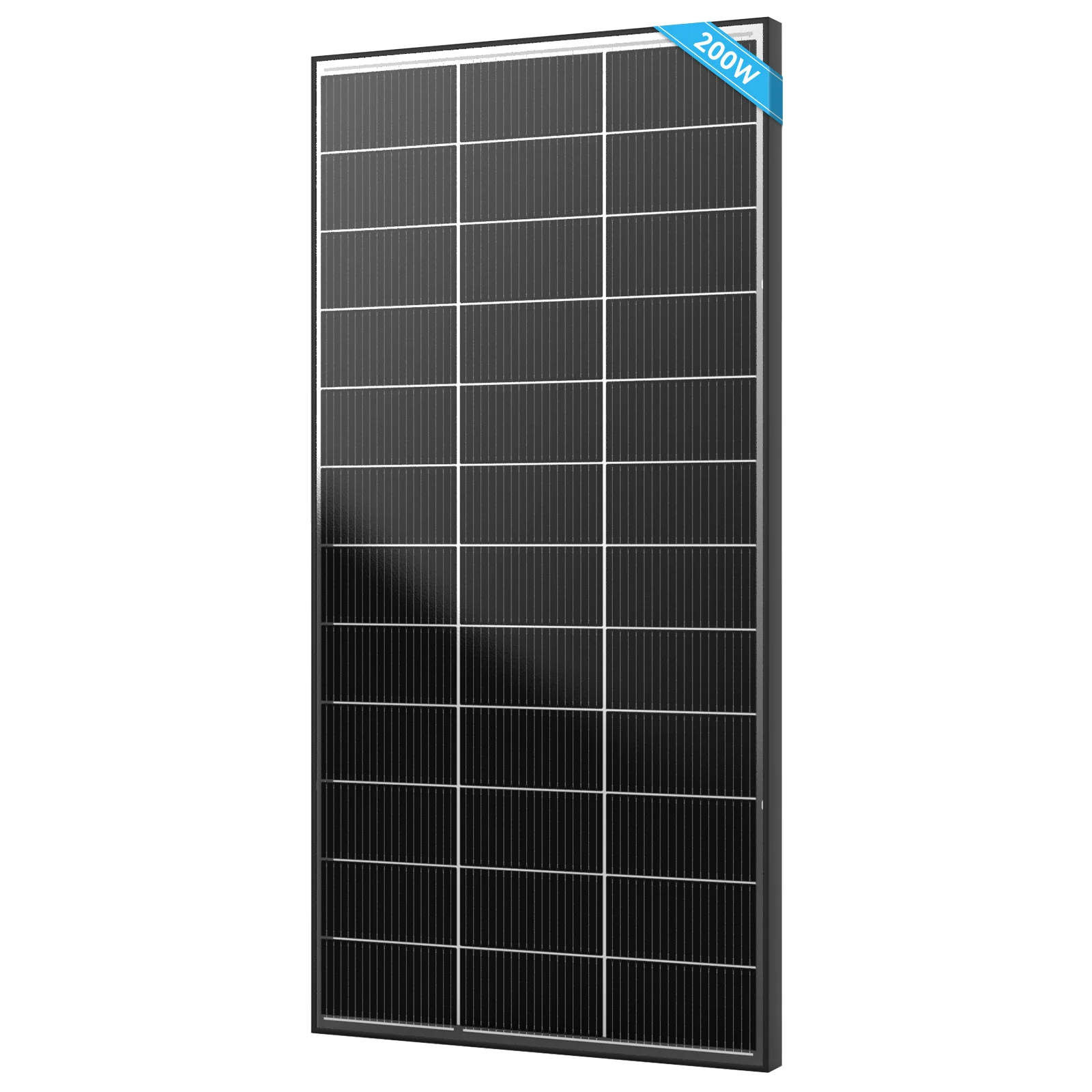 EU Warehouse Best Selling Solar Pv Panels 200W  Bifacial Half Cell Monocrystalline Silicon 22% Efficiency Photovoltaic