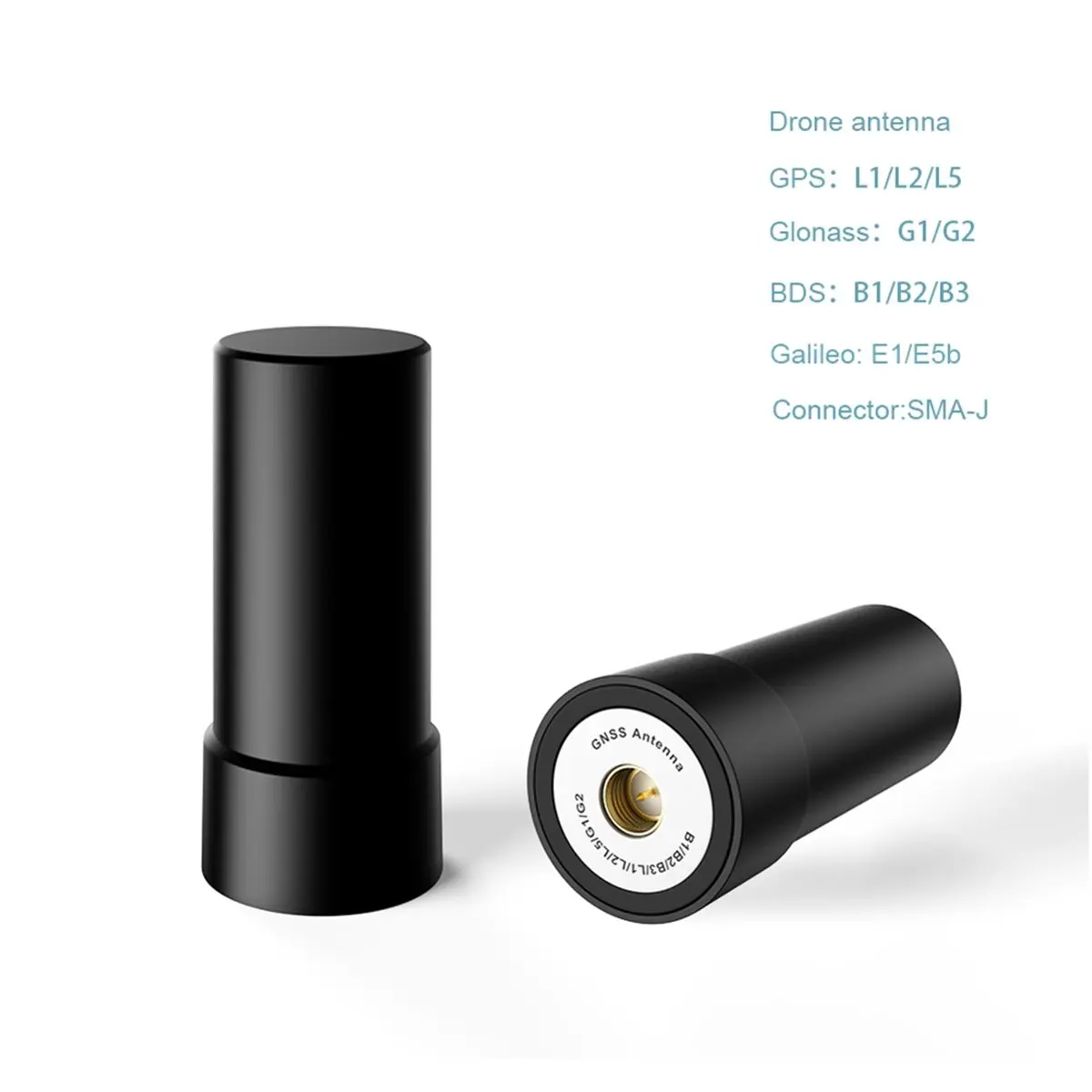 

Полнодиапазонная GPS/ГНСС активная RTK антенна L1 L2 L5 B3i E5 IP67 с четырехсторонним витым кабелем SMA для модуля F9P