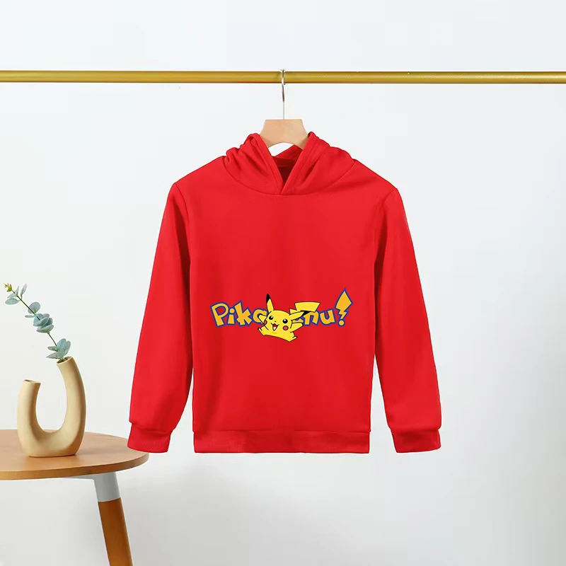 

New Pokémon Hoodie, Pikachu, Duck, Gengar, Cute and Fresh Hoodie Kids Clothes Girl Child Sweatshirt Children's Clothing