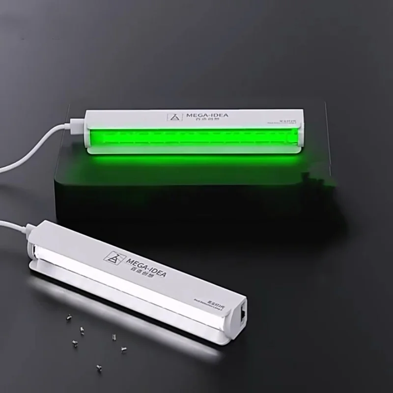 Qianli MEGA-IDEA Luce antipolvere Rilevamento graffi Lampada verde bianca Tipo-C Ultra luminosa per lo strumento di riparazione del faro dello schermo del telefono